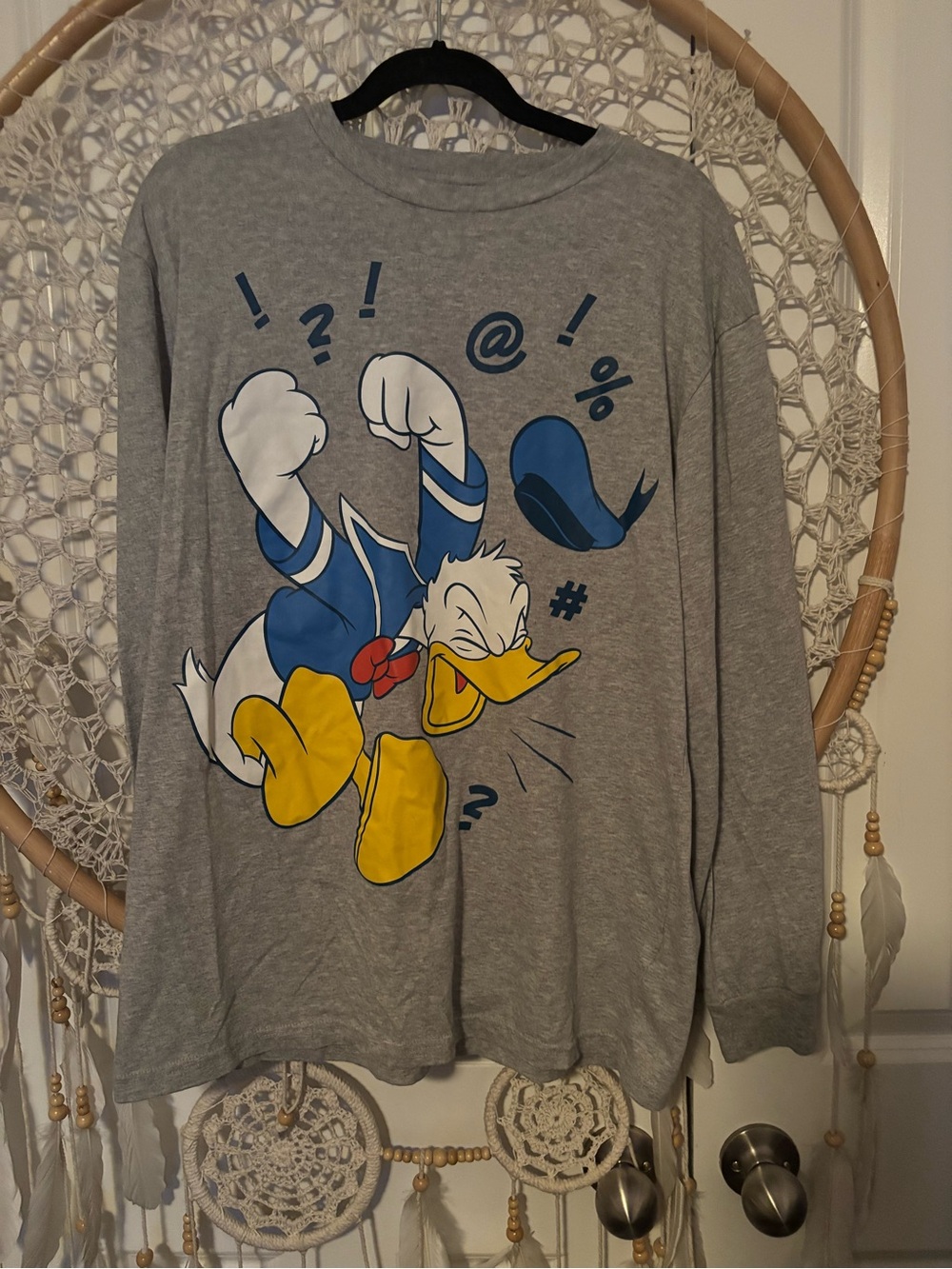 Disneyβ Donald Duck long sleeve T-Shirt size large A00343